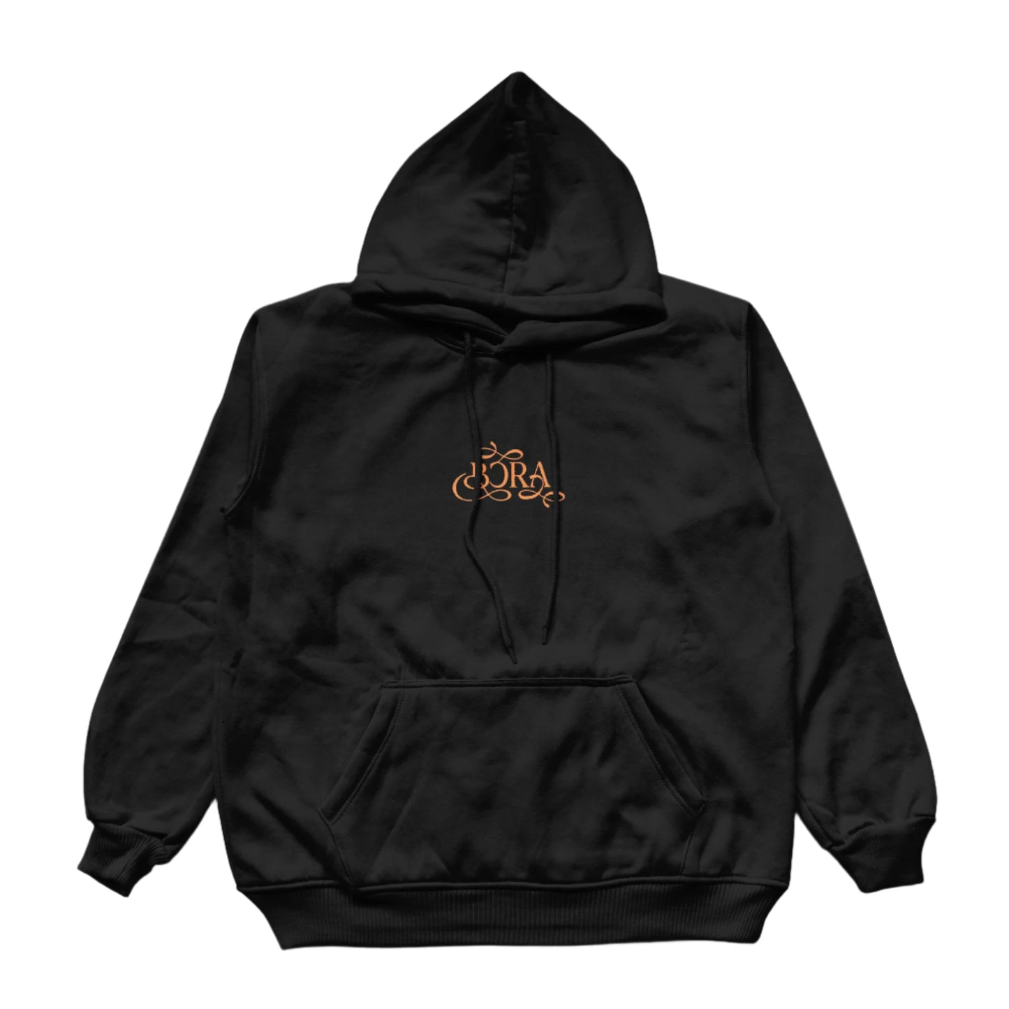 THE BORA GRID HOODIE - BLACK