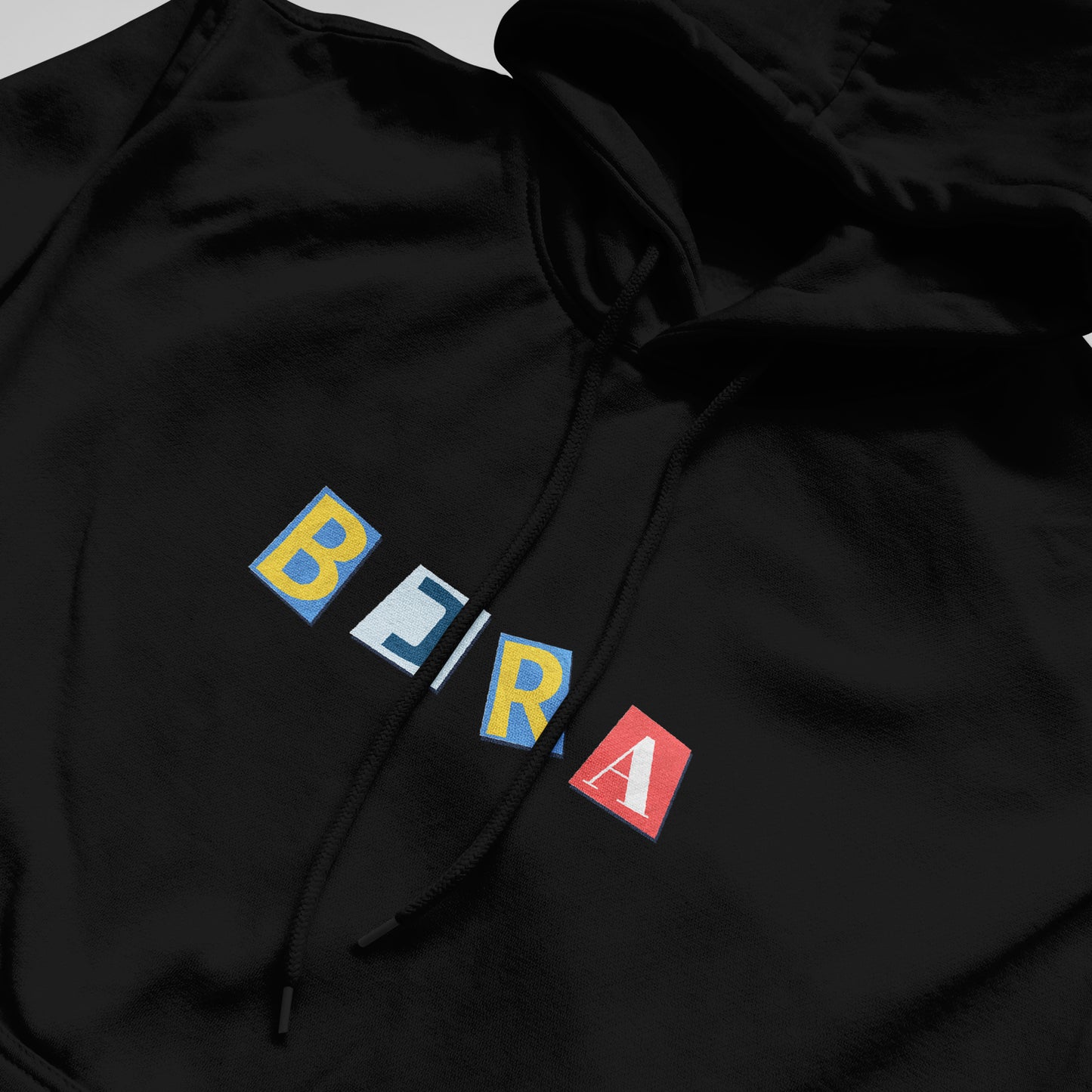 DANI COLLAGE HOODIE - BLACK