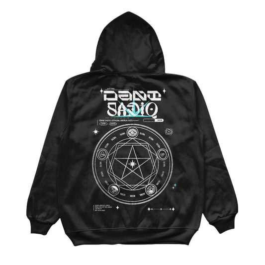 THE BORA PENTAGRAM HOODIE - BLACK