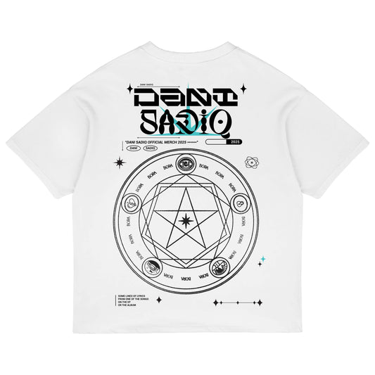 THE BORA PENTAGRAM TEE - WHITE