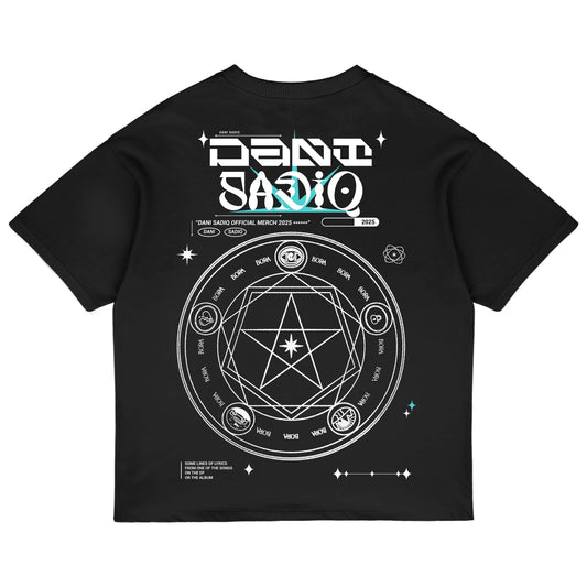 THE BORA PENTAGRAM TEE - BLACK