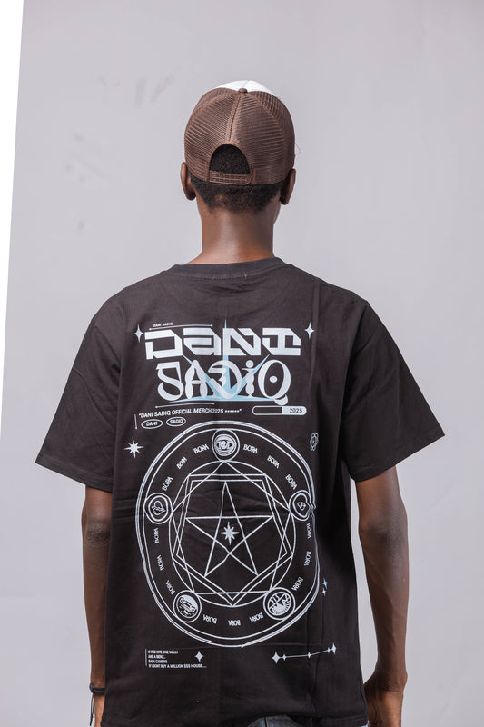 THE BORA PENTAGRAM TEE - BLACK